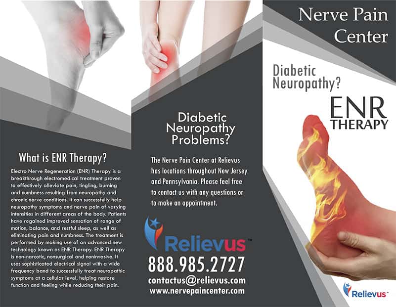 nerve pain center brochure outside